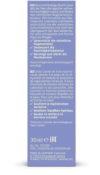 Κρέμα Νυκτός Ίριδα