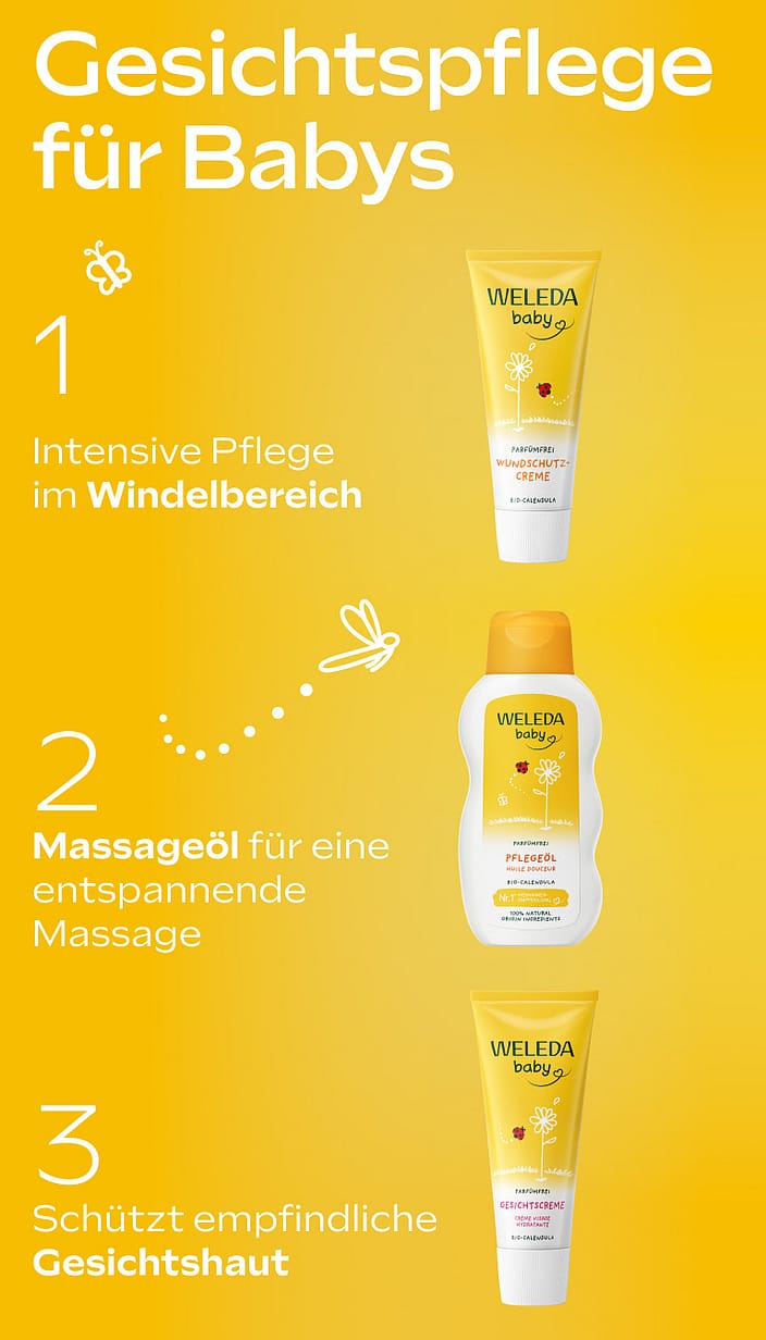 Calendula Gesichtspflege für babys