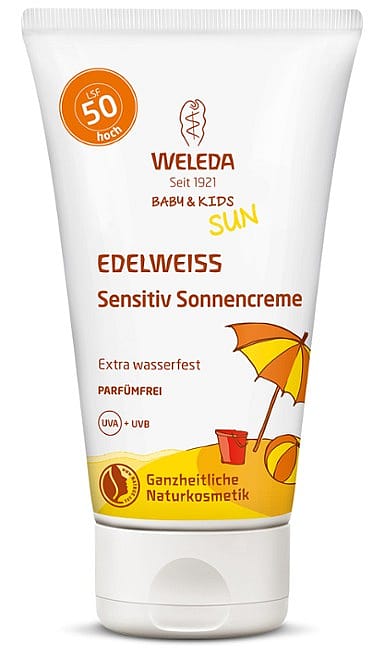  EDELWEISS Αντηλιακό γαλάκτωμα προσώπου και σώματος για ευαίσθητες επιδερμίδες SPF 50
