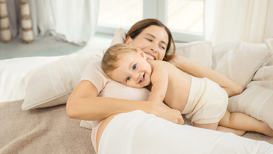 Mother and baby
